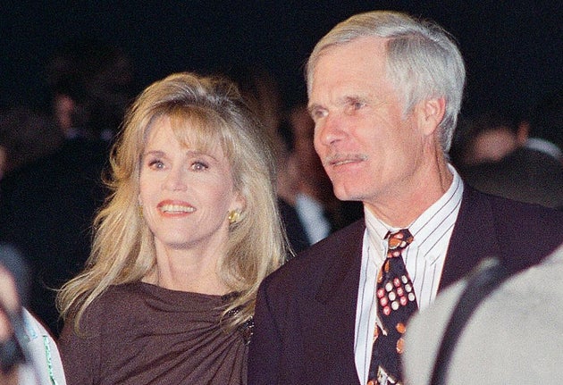 Jane Fonda and Ted Turner in 1994