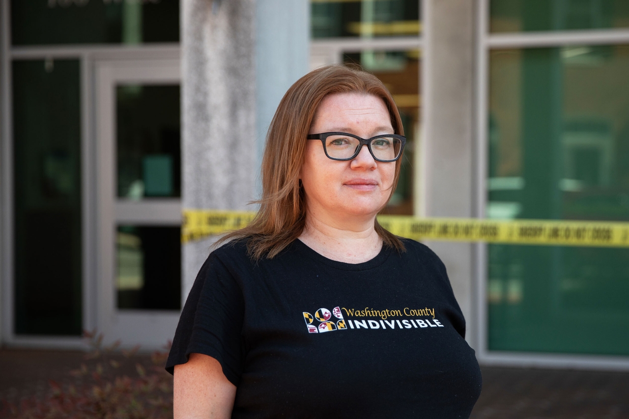 Laura Spivak, a member of Washington County Indivisible and Hagerstown Rapid Response, said Trump and the warehouse have prompted many progressives to take a stand in a conservative county.