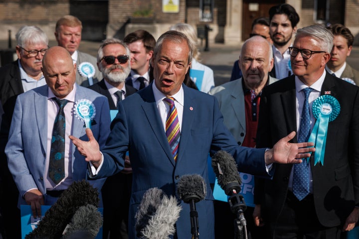 Reform UK, led by the veteran nationalist politician Nigel Farage, won hundreds of local council seats in working-class areas in England’s north. 