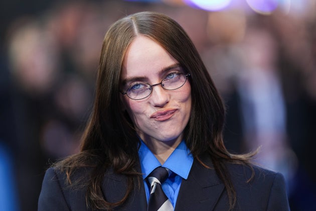 Billie Eilish at the premiere of her new concert film last month