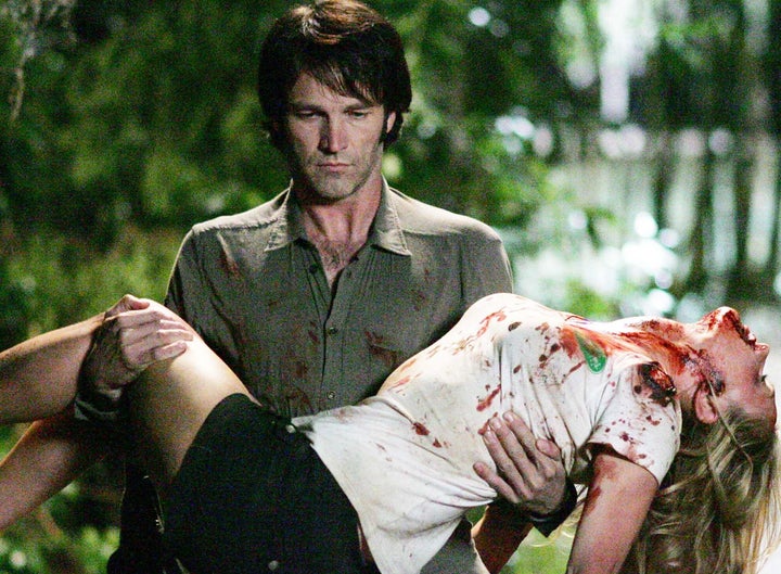 Stephen Moyer and Anna Paquin in True Blood