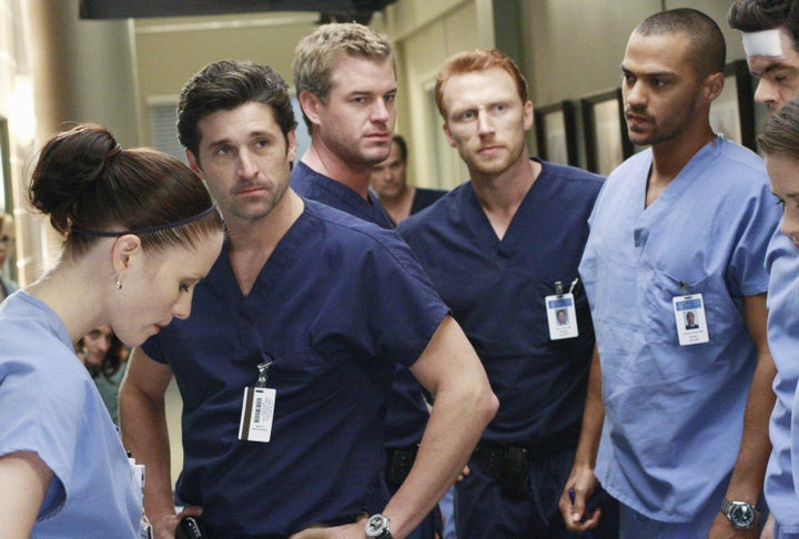 The stars of Grey's Anatomy in 2005