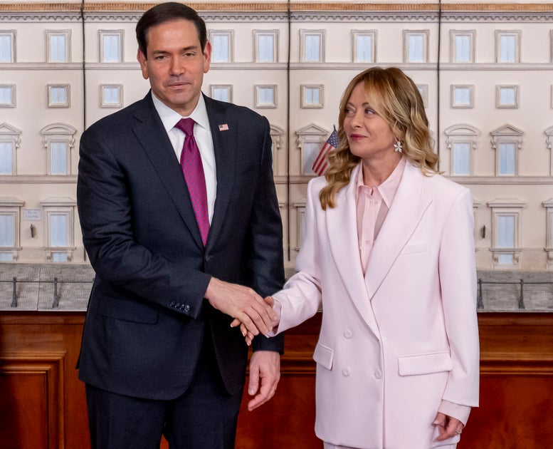 Rubio Meets Italian Prime Minister Giorgia Meloni Amid Tensions With Trump
