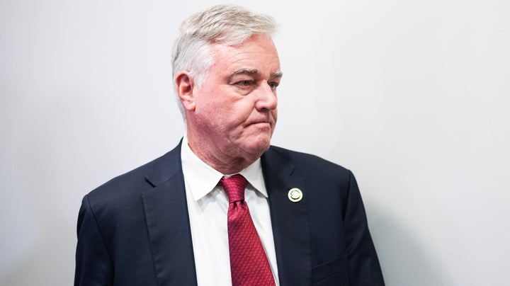 Then-Rep. David Trone (D-Md.) leaves a meeting of the House Democratic Caucus on July 23, 2024. 