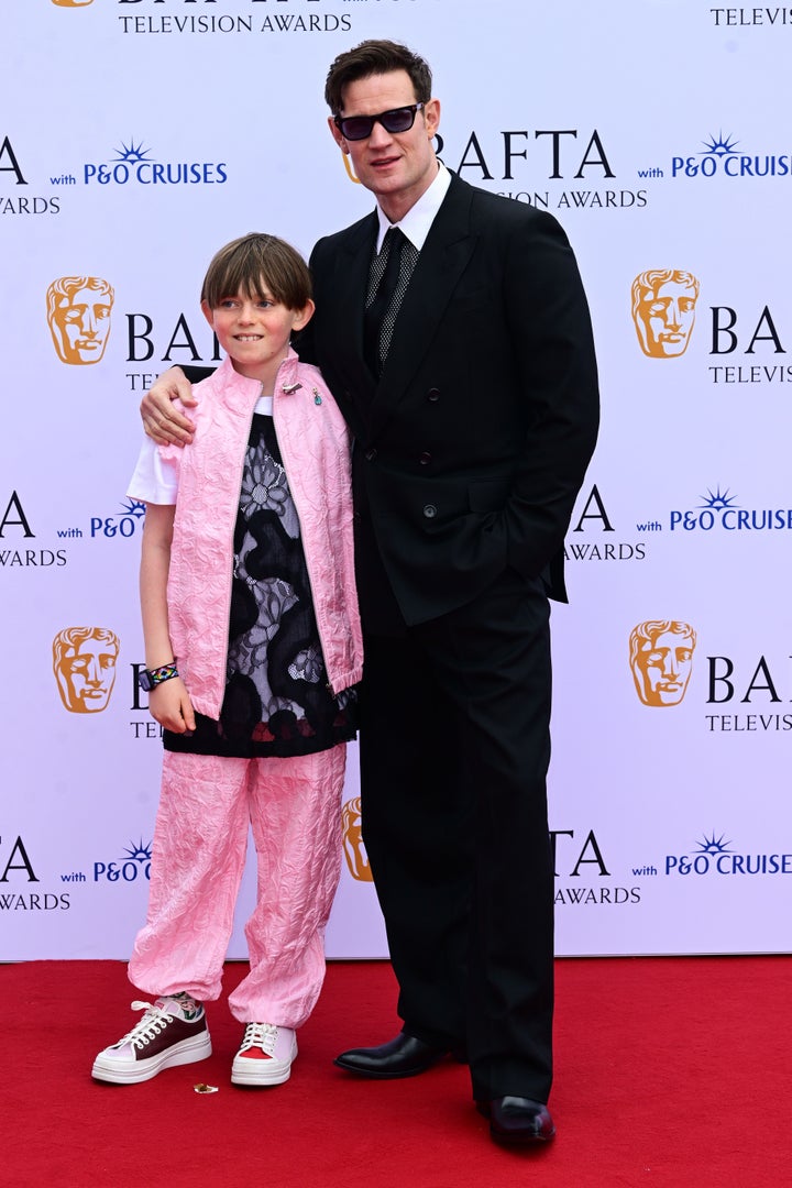 Rafael Mathé and Matt Smith at the TV Baftas