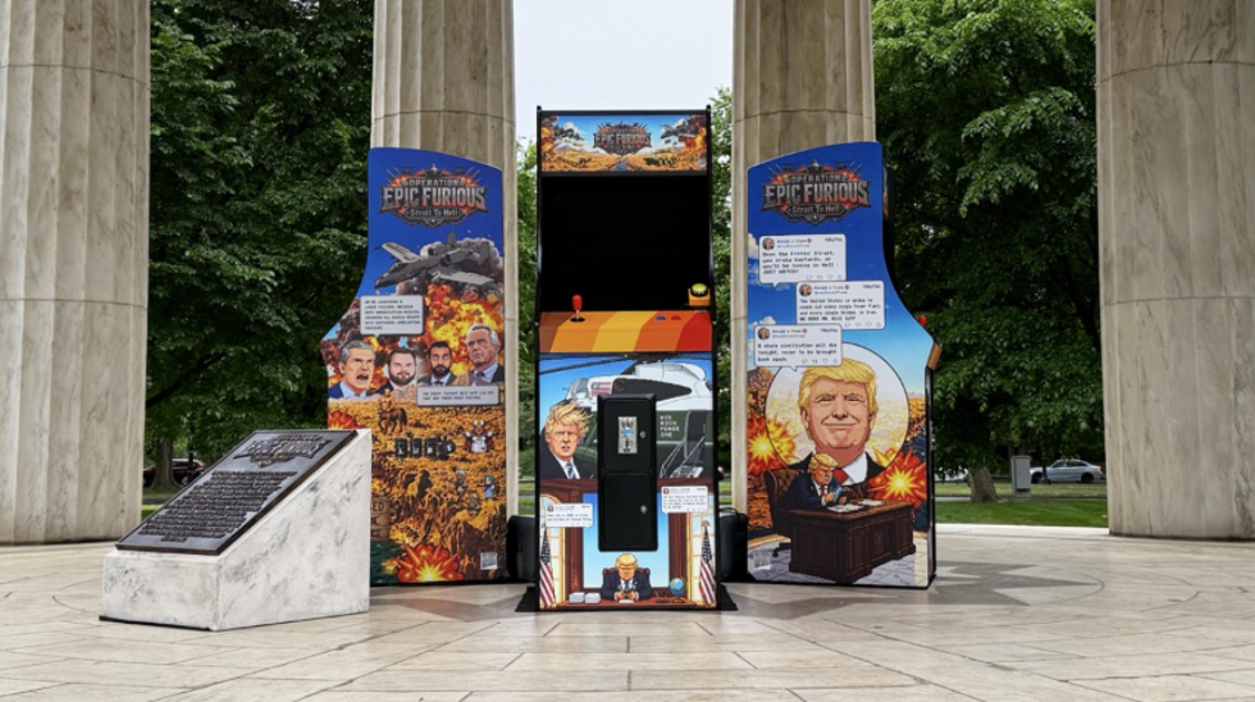 Trump Gets 3 'Fully Functional' Arcade Games Erected At D.C. War Memorial