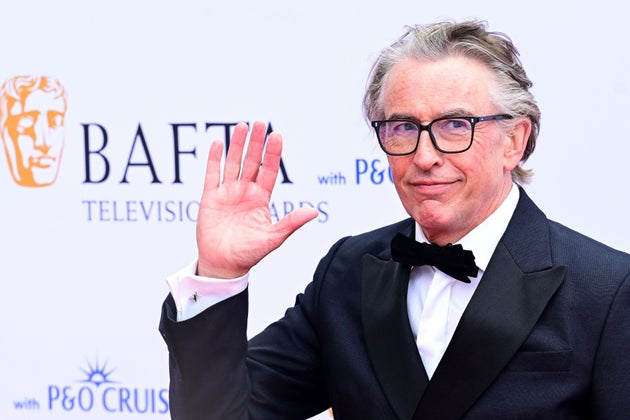 Steve Coogan arriving at the TV Baftas on Sunday evening