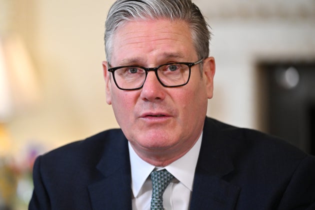 British Prime Minister Keir Starmer speaks as Starmer hosts social media industry leaders to discuss child safety online Thursday, April 16, 2026, in London. 