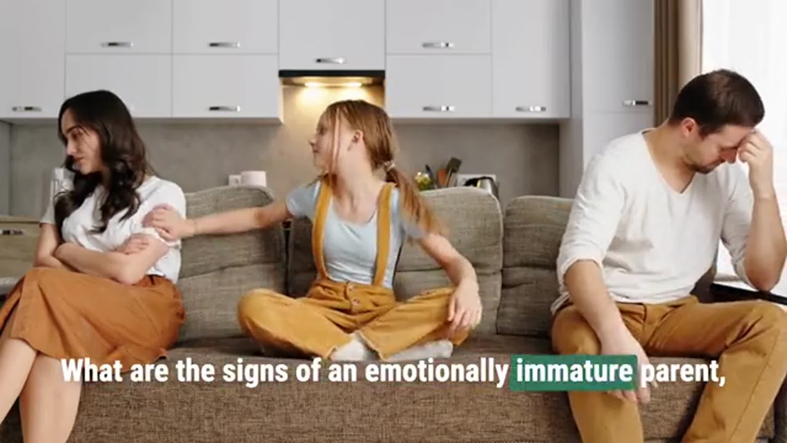 Do you have an "emotionally immature" parent?