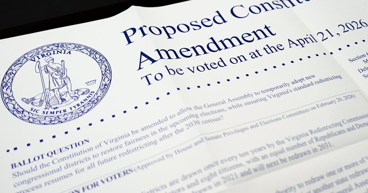 Democrats Ask U.S. Supreme Court To Halt Virginia Redistricting Ruling