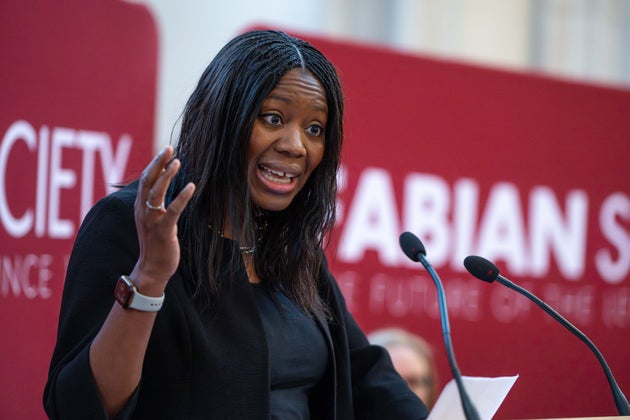 Miatta Fahnbulleh MP, Minister for Devolution, Faith and Communities, speaks at the Fabian Society New Year Conference in London, United Kingdom on January 24, 2026. 
