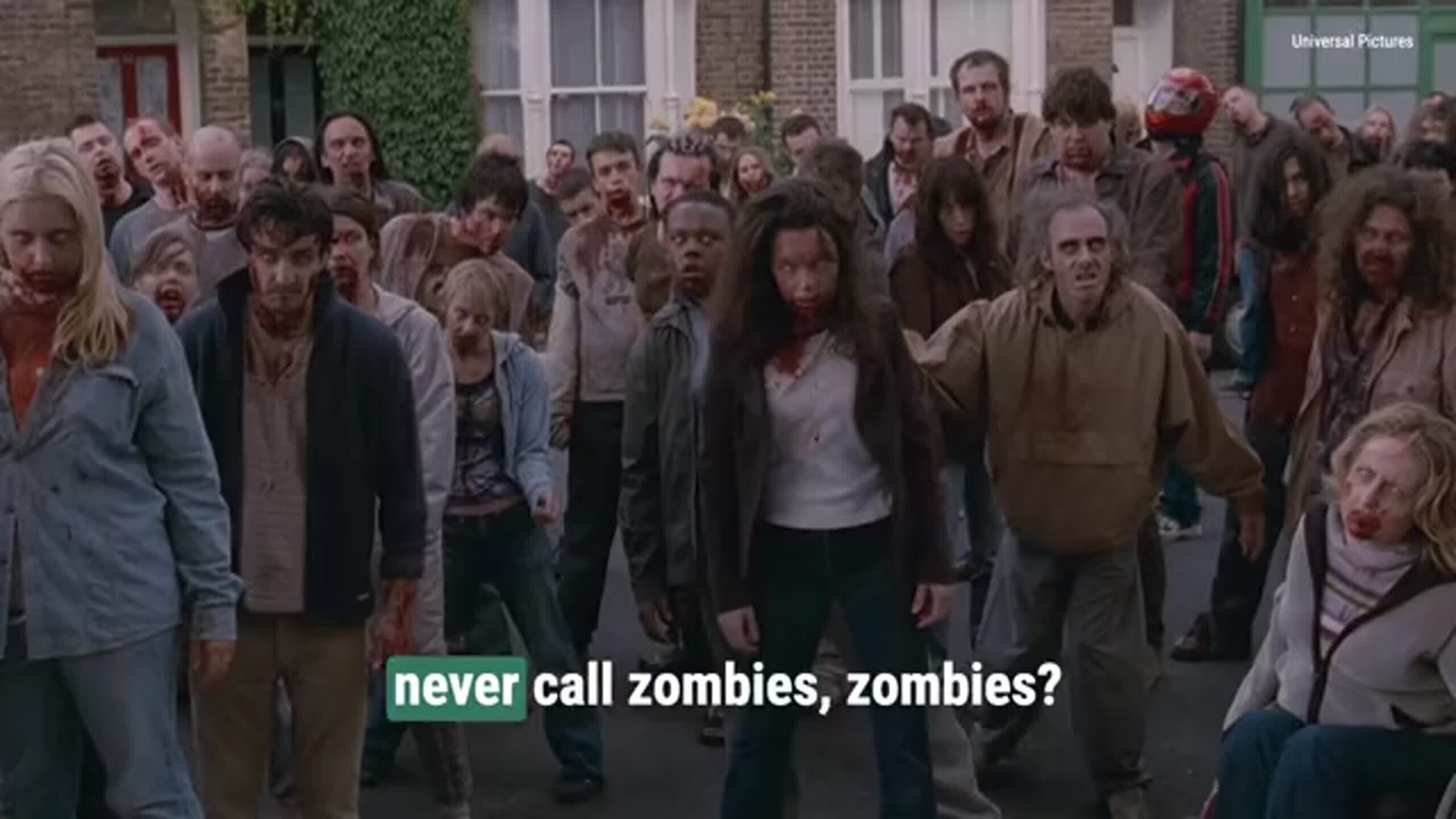 Why do TV shows and movies never say “zombie”?