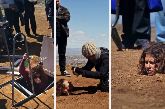 HBO has released behind-the-scenes footage of Zendaya's jaw-dropping Euphoria stunt