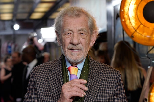 Sir Ian McKellen at the premiere of The Critic in September 2024