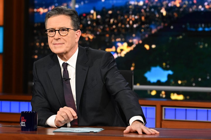 NEW YORK - FEBRUARY 7: "The Late Show with Stephen Colbert" during Wednesday's February 7, 2024 show.
