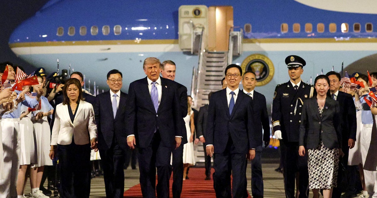Trump Arrives In Beijing For Talks With China’s Xi