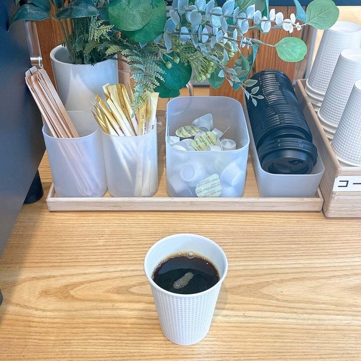 無印良品の一部店舗にある「セルフ式コーヒーサービス」の