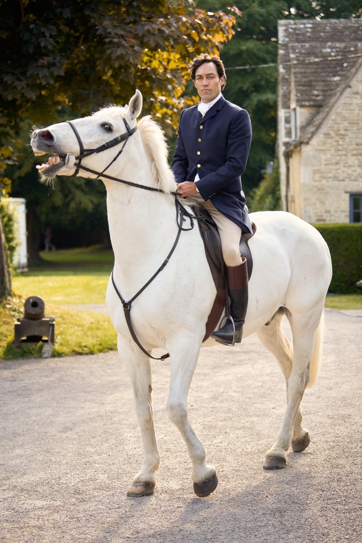 Alex Hassell in the second season of Rivals