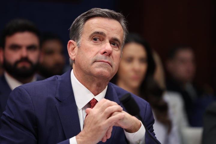 CIA Director John Ratcliffe listens during a House Permanent Select Committee on Intelligence hearing to examine worldwide threats, Thursday, March 19, 2026, on Capitol Hill in Washington. (AP Photo/Tom Brenner)