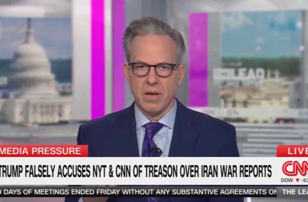 Tapper criticizes Trump’s “treason” claims against CNN and New York Times Iran coverage