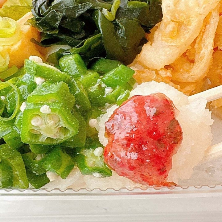 丸亀製麺「梅おろしオクラうどん弁当」