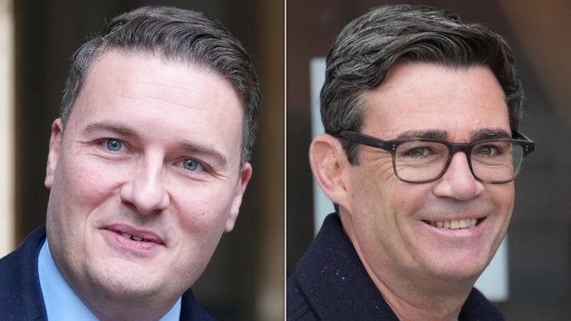 Wes Streeting and Andy Burnham.