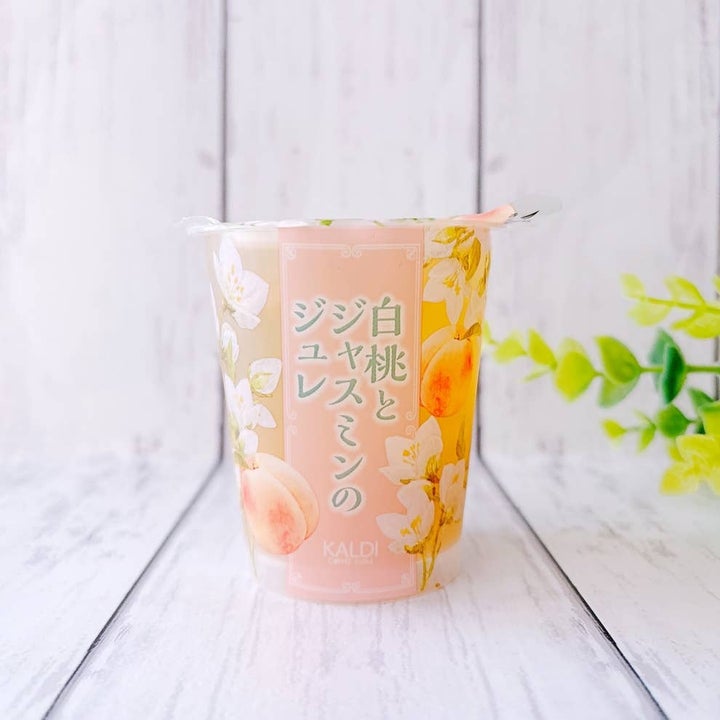 カルディ「白桃とジャスミンのジュレ」