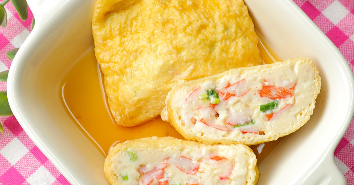 【油揚げ、コレ作るために5袋買った】おいなりさんより簡単かも...!詰めて焼くだけの絶品おかずレシピ3選