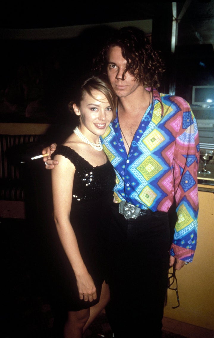 Kylie Minogue and Michael Hutchence pictured during their time together