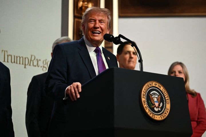 According to Raskin, Trump, here at the White House on May 18, has seen his "personal wealth skyrocket" through a number of schemes going down during his second term in office.