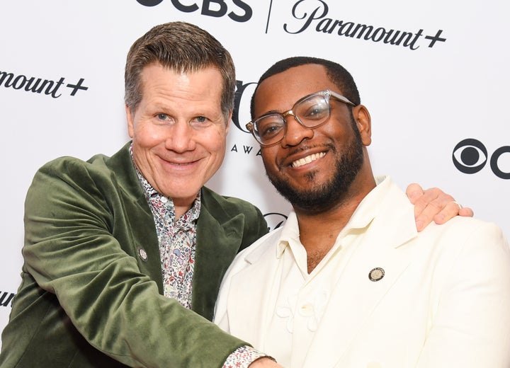 “There are people who hate ‘Cats,’ and there are people who are obsessed with ‘Cats,’ and somehow, when they see ‘Cats: The Jellicle Ball,’ they meet at the center of a Venn diagram in an interesting way,” Zhailon Levingston (on right, with co-director Bill Rauch) said.