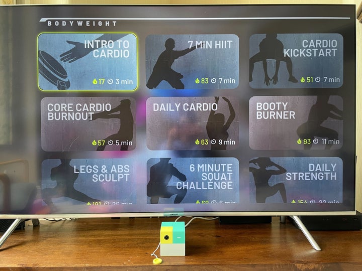 The Nex also includes fitness games which, as a busy mum, I have a lot (well, 20 mins) of time for. 