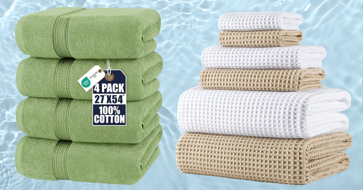 These Amazon Bath Towels Have An Absurd Amount Of 5-Star Reviews