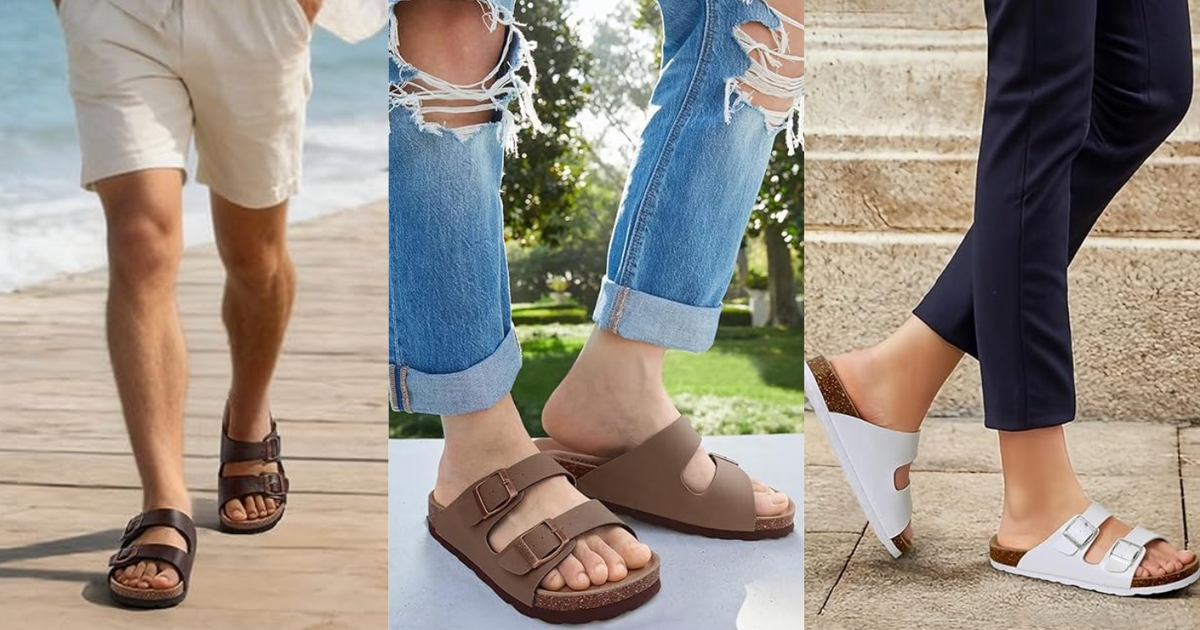 They Walked ‘Thousands Of Steps' In These $18 Birkenstock Lookalikes — With ‘No Foot Pain Whatsoever'