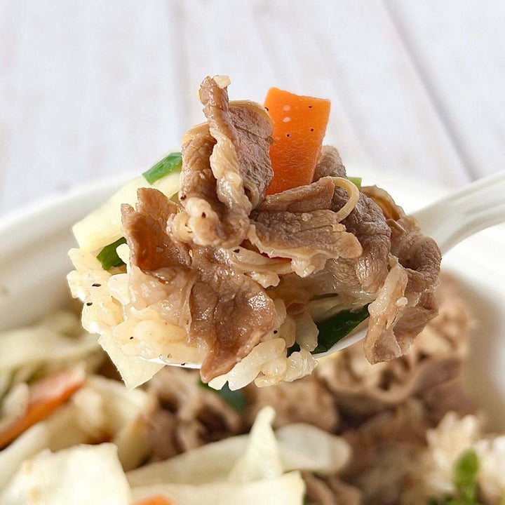 すき家「シャキうま塩野菜牛丼」