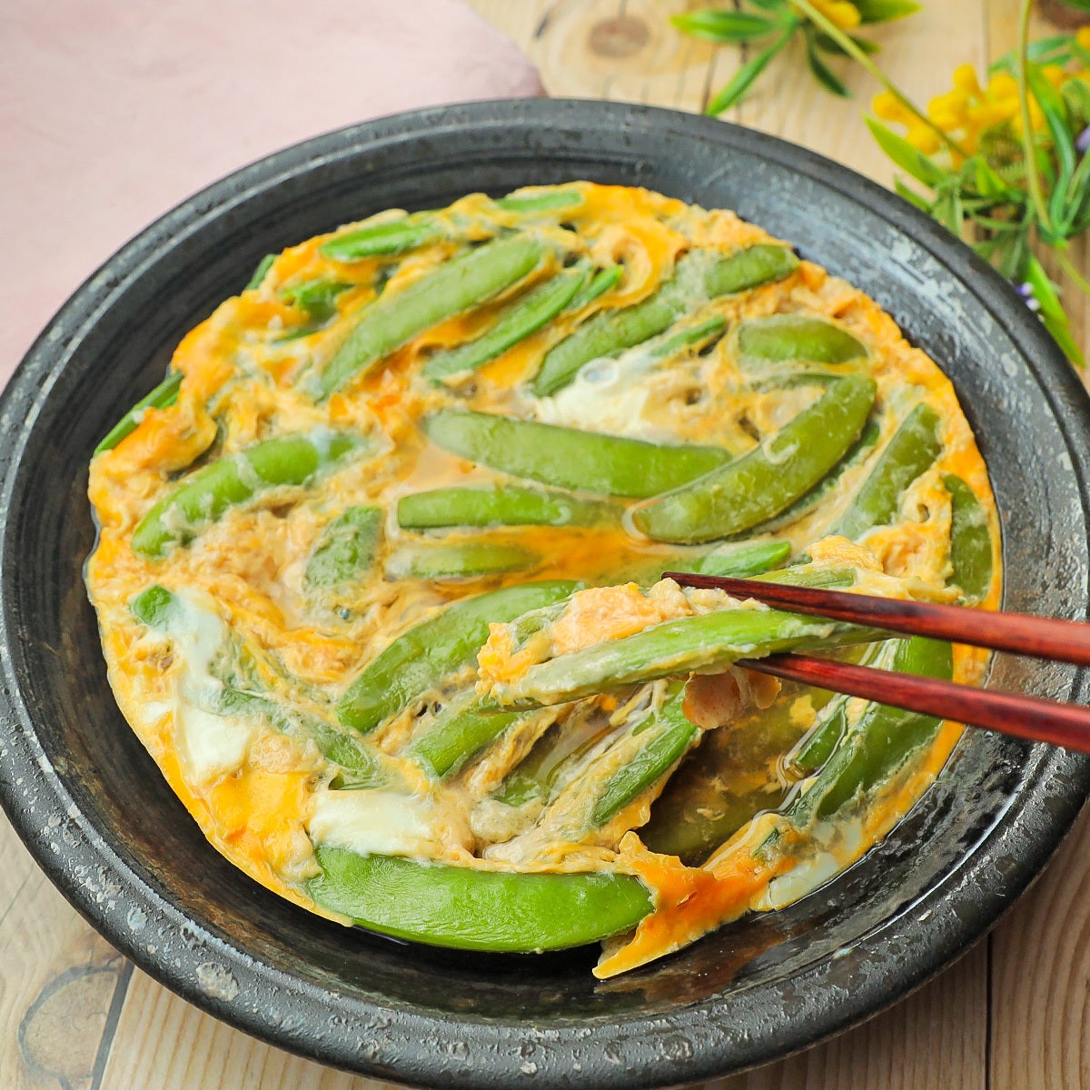 【スナップエンドウ、大量消費はコレ一択】実家では毎日食べてます！めんつゆで味付け簡単おかずレシピ