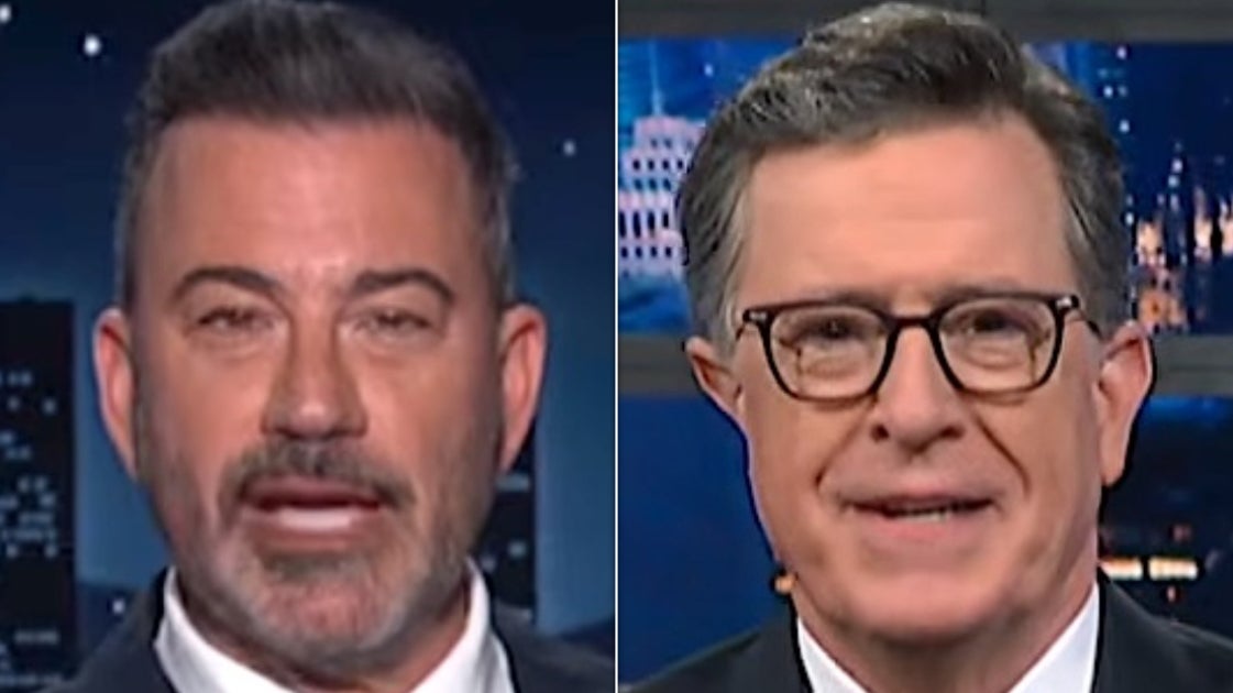 Jimmy Kimmel Lashes Out At Colbert's CBS Bosses -- Then Urges Viewers To Do 1 Thing