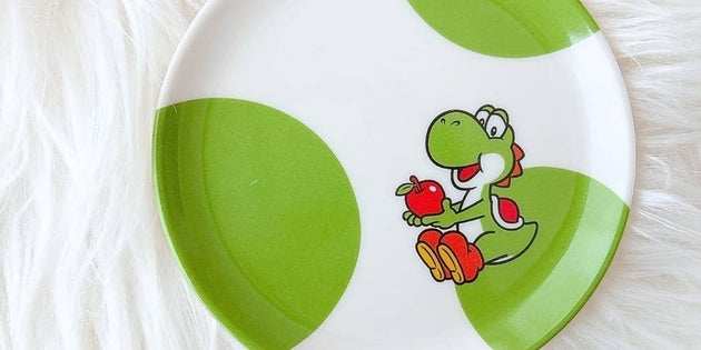 ファミリーマート「ヨッシーとフカシギの図鑑」のオリジナル豆皿