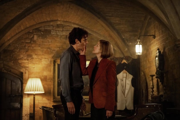 Sacha Baron Cohen and Rosamund Pike in Ladies First