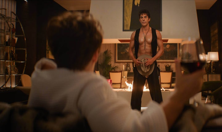 We're not sure what's happening in this scene from Ladies First and we're not sure we want to know