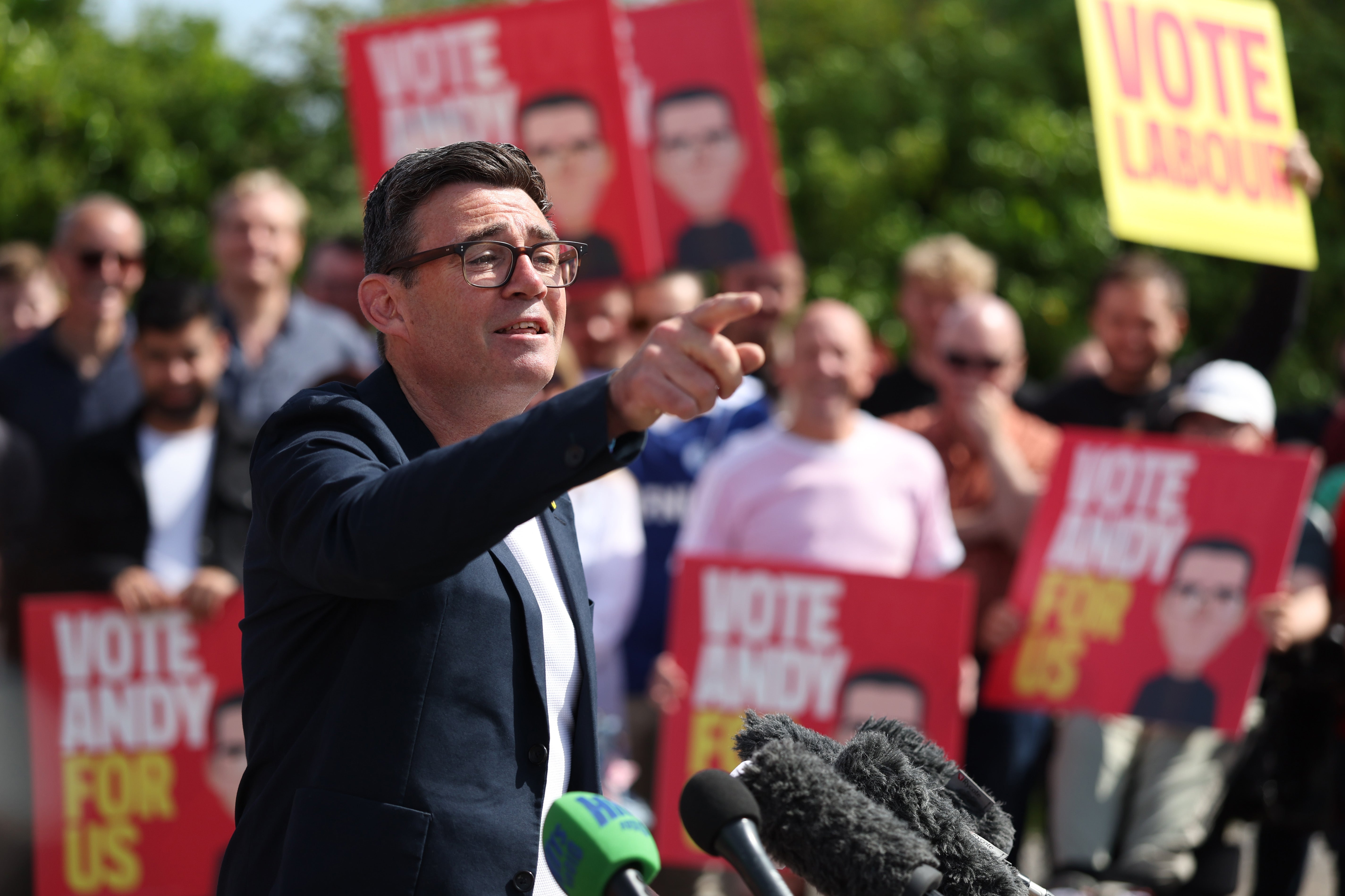 Andy Burnham Launches Makerfield By-Election Campaign With 'Clarion Call For Change'