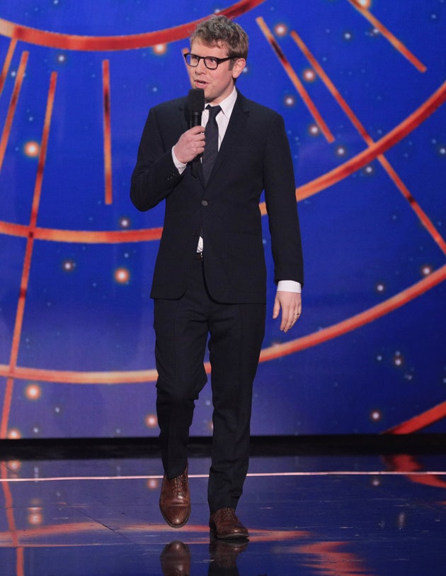 Josh Widdicombe doing stand-up in 2021