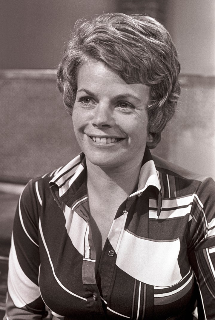 Judith Chalmers pictured in 1974