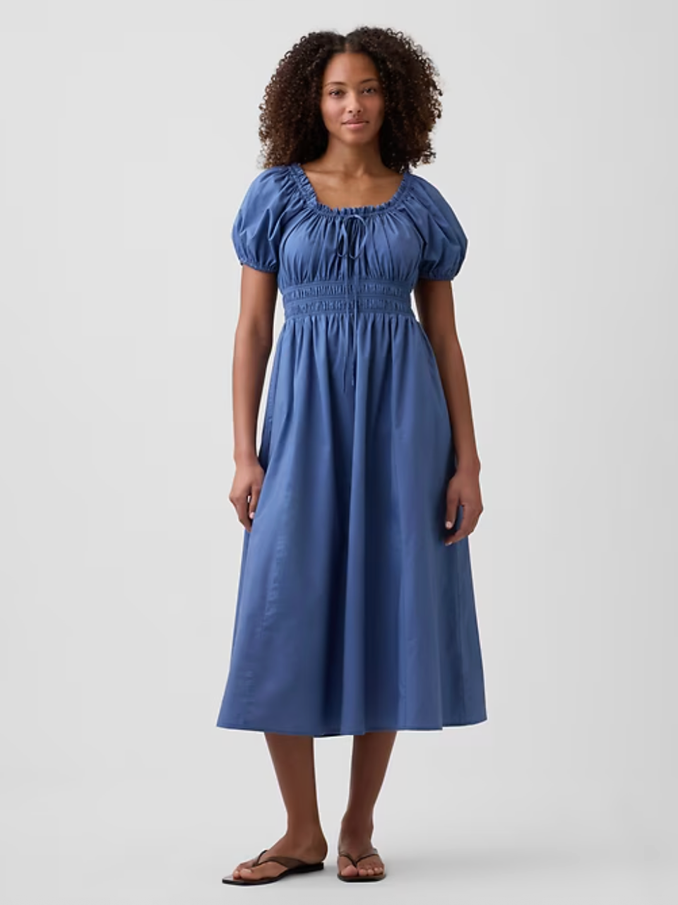 gap factory midi dress Modern Ribbed Mockneck Midi Dress