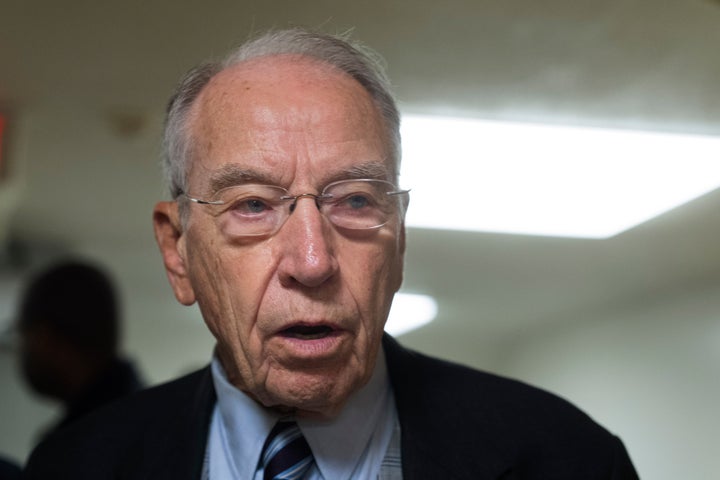 Sen. Chuck Grassley (R-Iowa) is mad that Democrats keep asking President Donald Trump's judicial nominees the same basic question that none will answer: Who won the 2020 election?