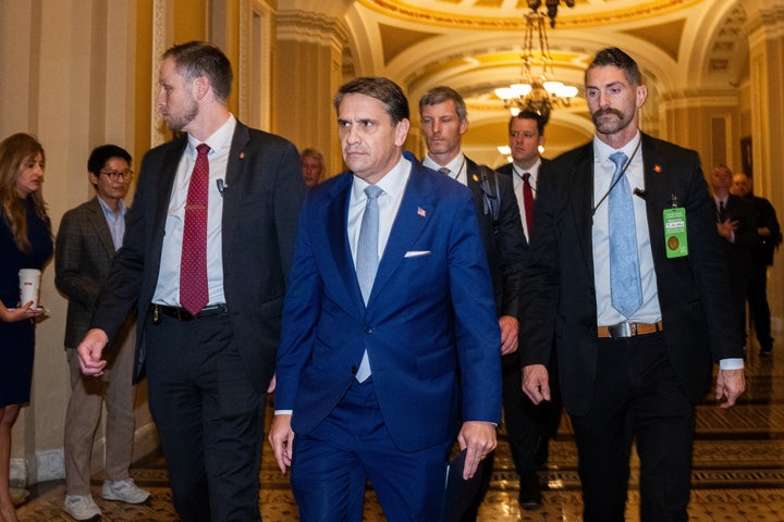 Todd Blanche, acting US attorney general, at the US Capitol in Washington, DC, US, on Thursday, May 21, 2026. (Aaron Schwartz/Bloomberg via Getty Images)