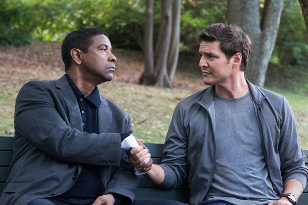 Denzel Washington and Pedro Pascal in the second Equalizer film