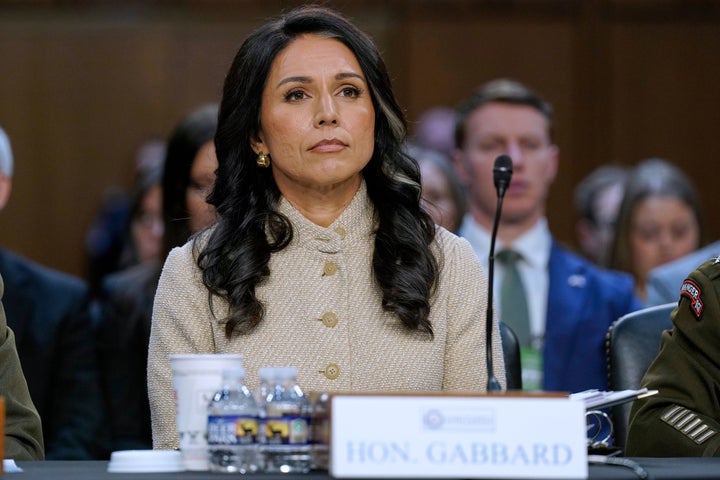 Gabbard, seen here testifying during a senate intelligenc hearing in March. 