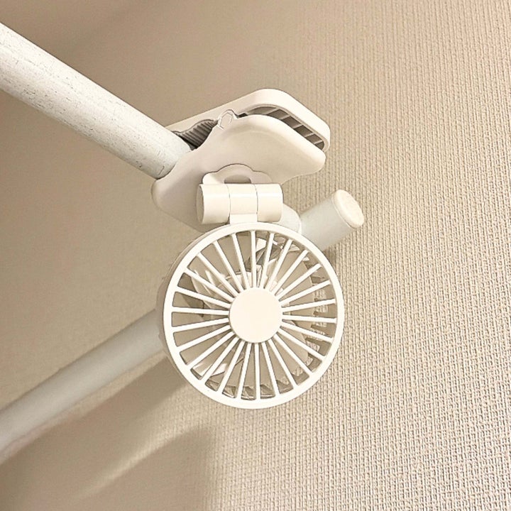 無印良品「置いても使える 充電式クリップファン ミニ」