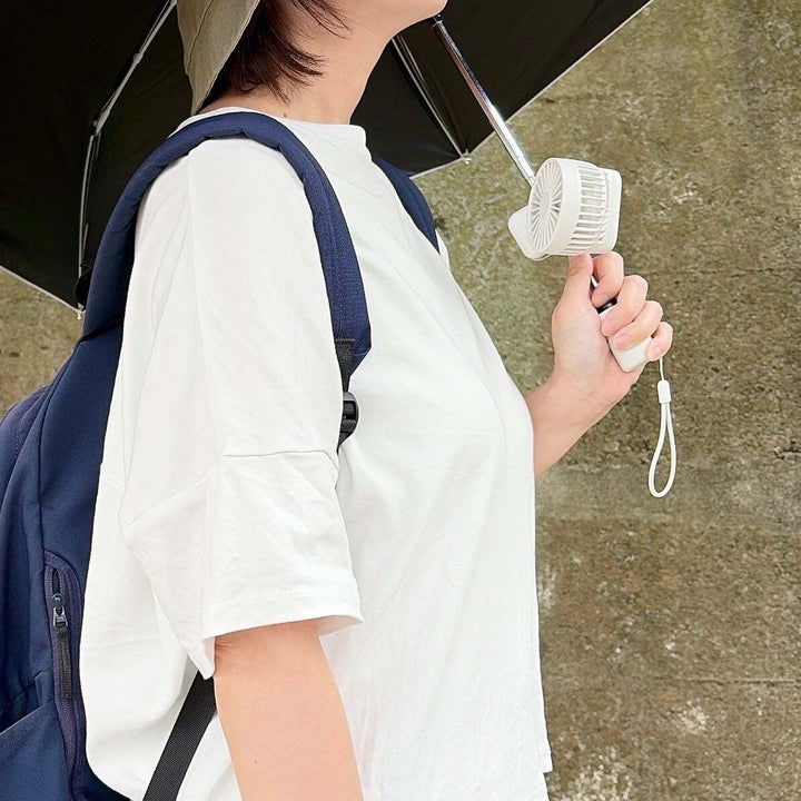 無印良品「置いても使える 充電式クリップファン ミニ」